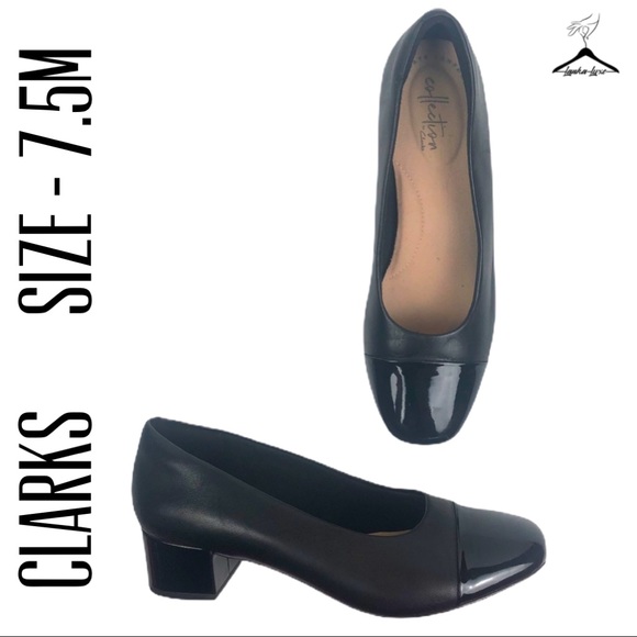 Collection By Clarks Black Combine Noir Pumps - Picture 1 of 4
